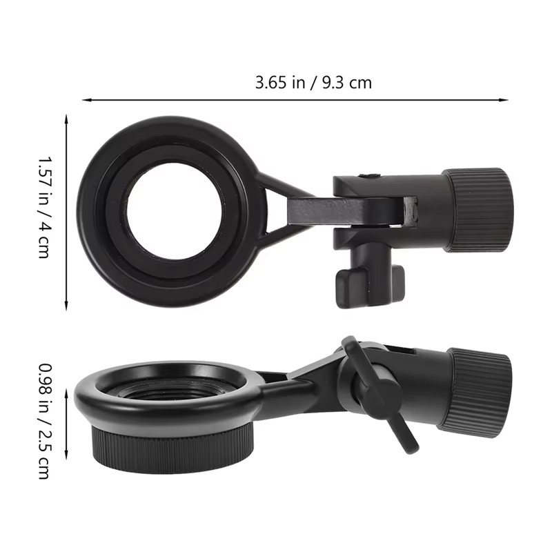 ABAC-accessoires de support de micro, Clip de micro en métal, utilisation Flexible, réglage d'angle Simple adapté