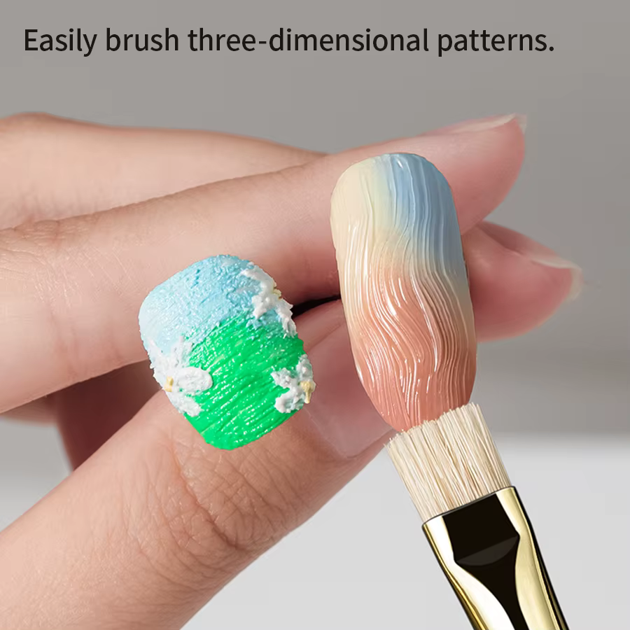RSNAIL Nail Art brosse multifonctionnelle rayure Liner brosses modélisation ondulation de l'eau bricolage conception
