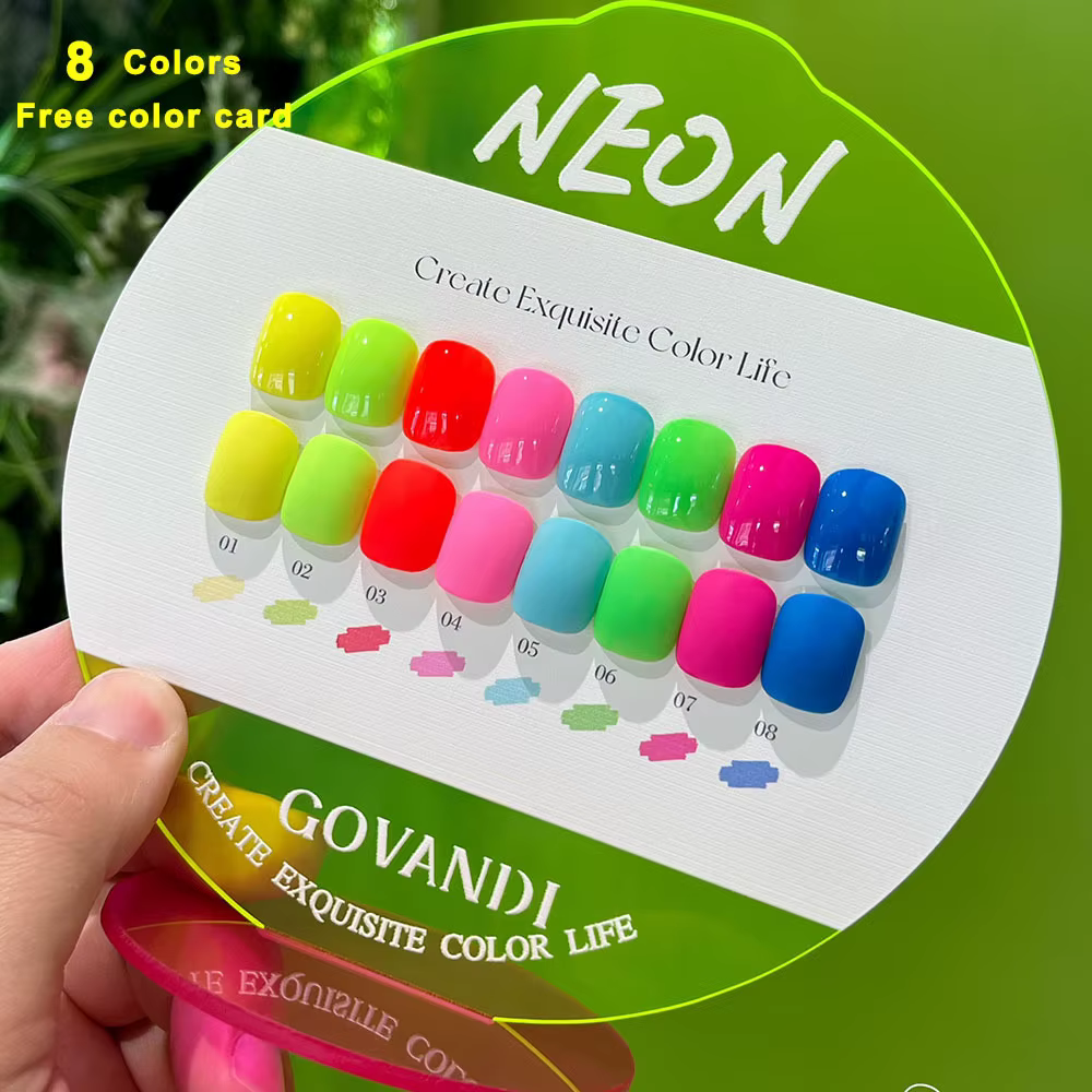 Vernis à ongles Gel avec carte de couleur