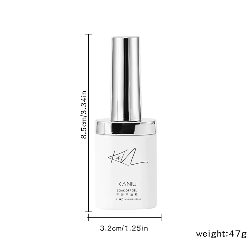 KANIU 12ML Vernis à ongles gel transparent effet goutte d'eau