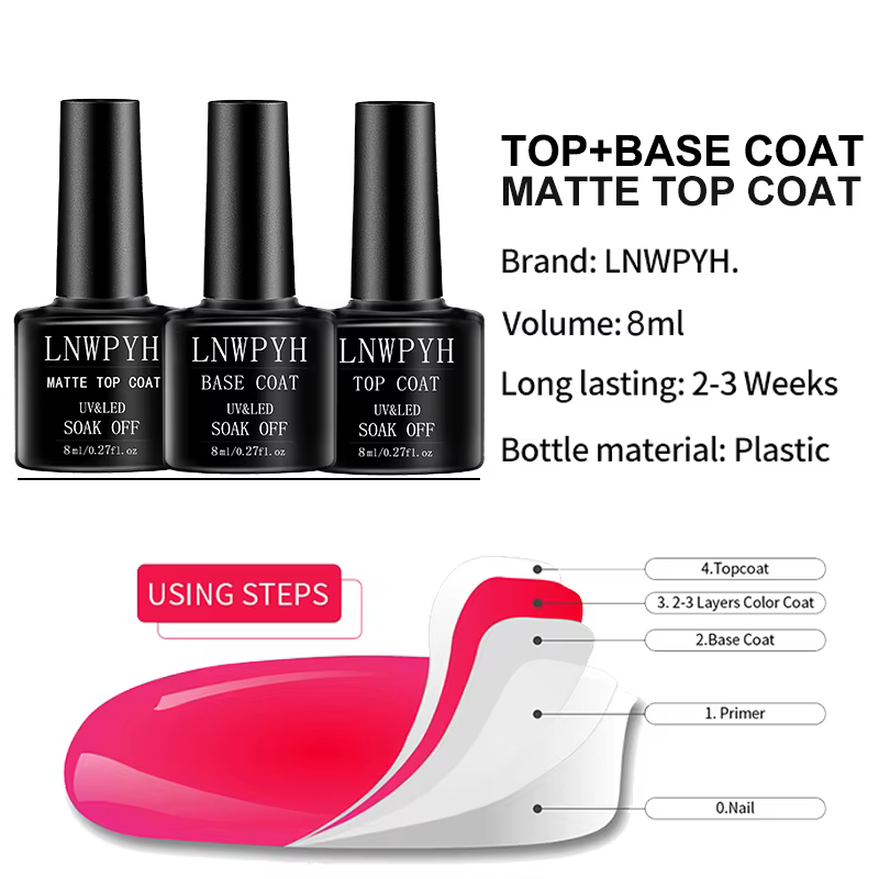 Kit de vernis à ongles Gel avec lampe