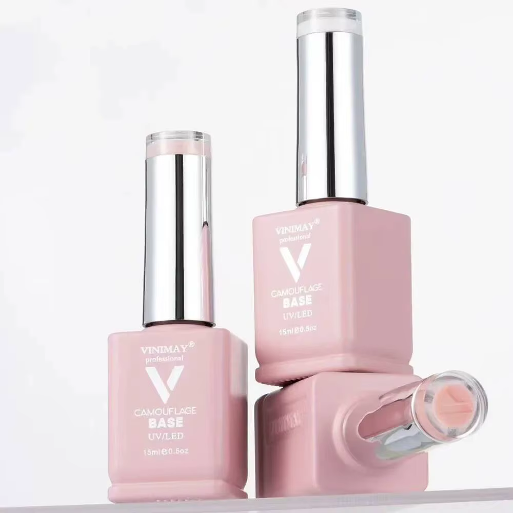 Kit de vernis gel couleur nude Rose Rose 12 pièces avec nuancier, gel de construction effet gelée, gel soak-off et primer couleur, pour salon de manucure, vente en gros