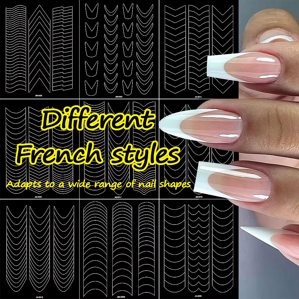 Pochoirs autocollants pour Nail Art