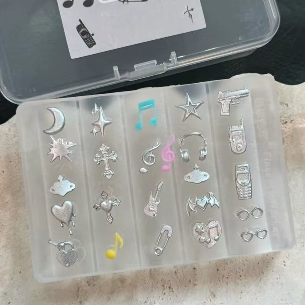 Moule en silicone 3D pour ongles