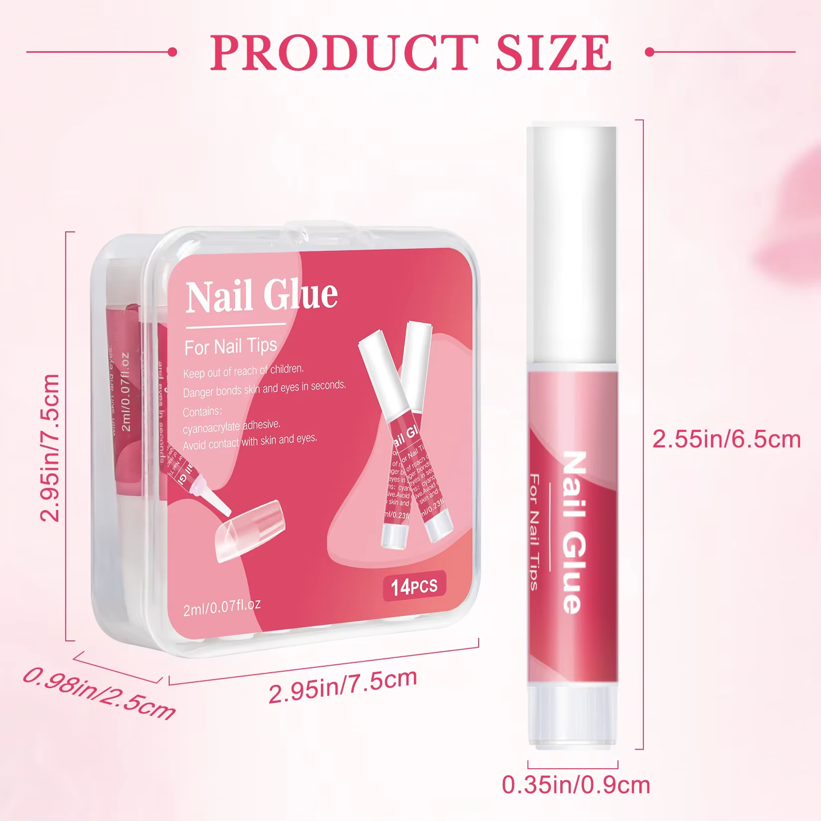 Colle à ongles pour faux ongles