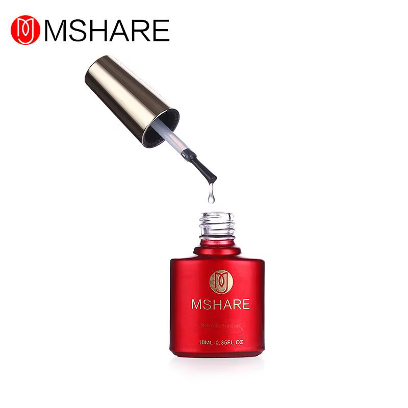 MSHARE 10ml couche de Base Gel supérieur Transparent Construction déshydrateur apprêt renforcer tremper UV/LED ongles Gel