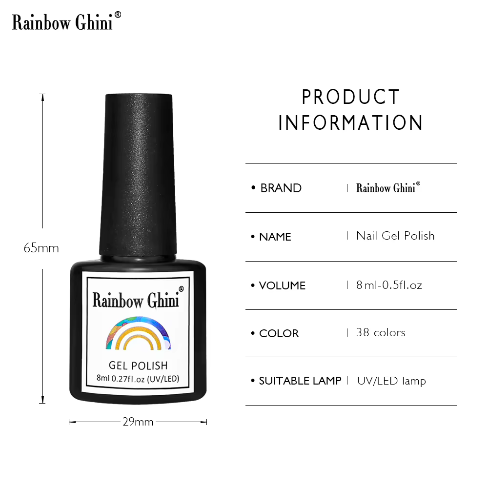 RG – vernis à ongles série scintillant