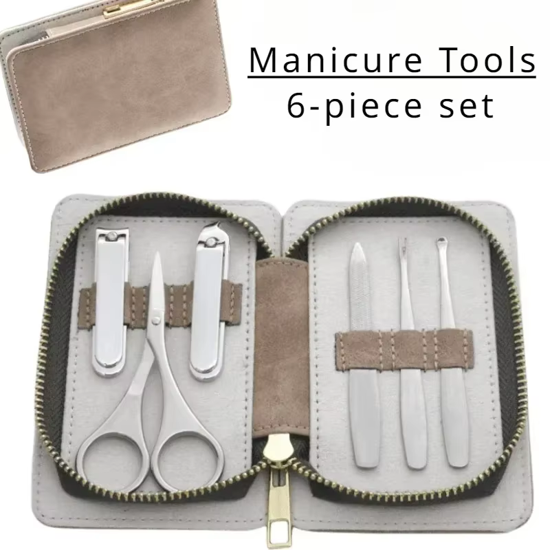 Ensemble de manucure Morandi gris TopGrade