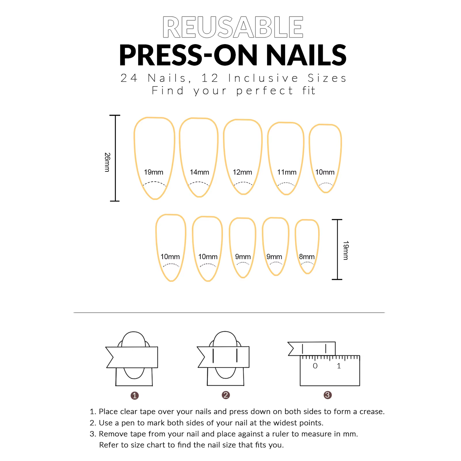 24 faux ongles brillants en forme d'amande, motifs rayés colorés et pois, style français, à presser, pour un look estival doux et cool