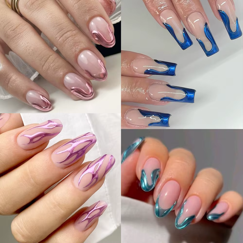 Vernis à ongles Gel métallique peint