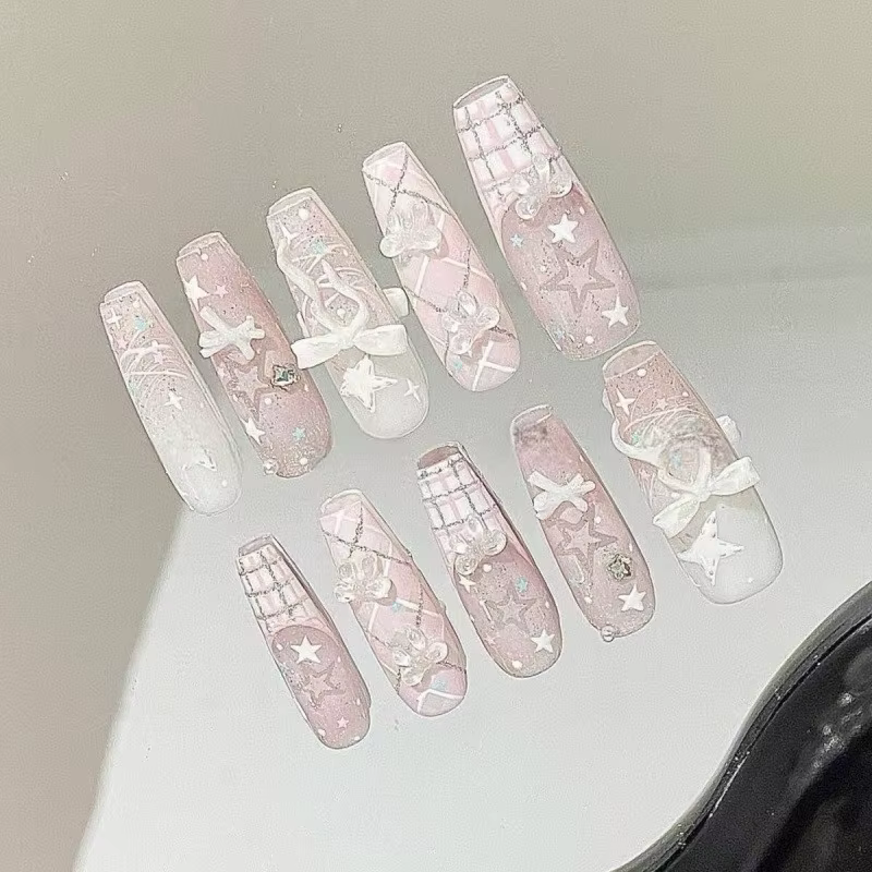 Faux ongles à presser faits main