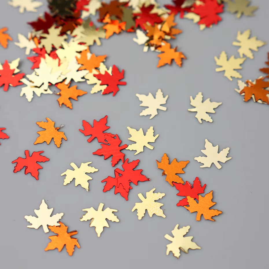 Feuille d'érable de couleurs mélangées pour Nail Art