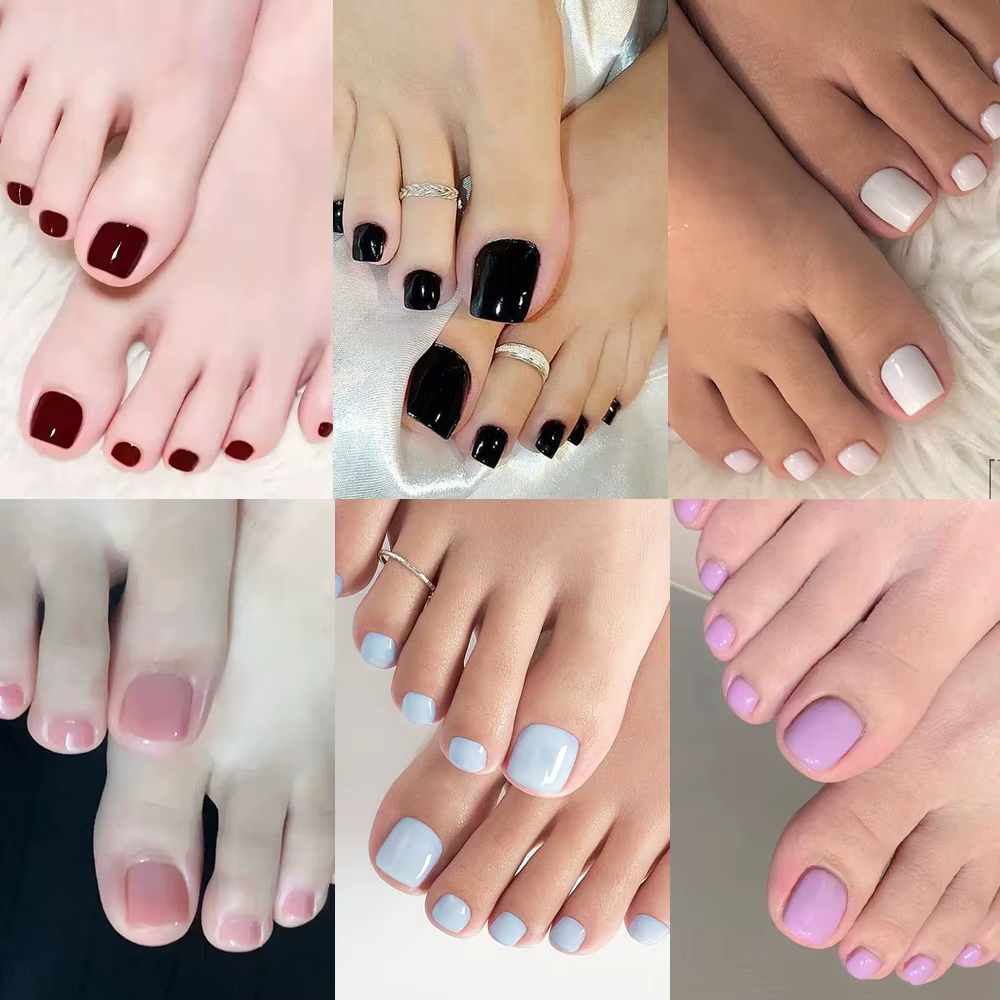 Faux Ongles Courts et Carrés pour Femme et Fille