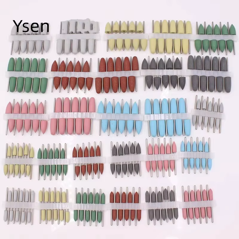 Tête de meulage de manucure en caoutchouc de silicone