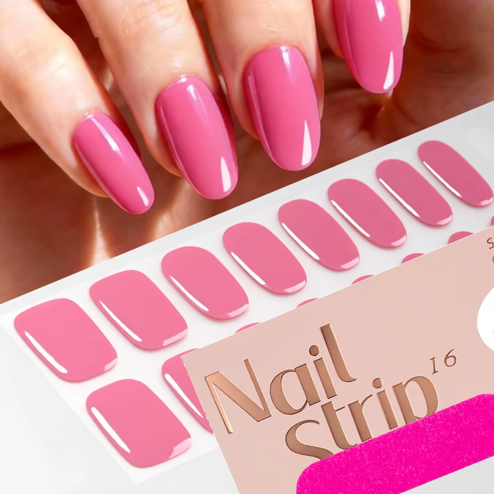 16 conseils saint valentin rouge brillant Semi-durci ongles Gel enveloppes longue durée
