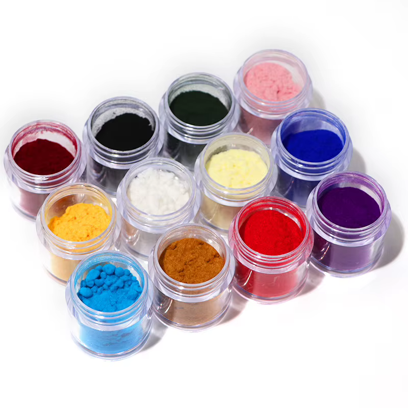 Poudre de velours pour ongles d'hiver