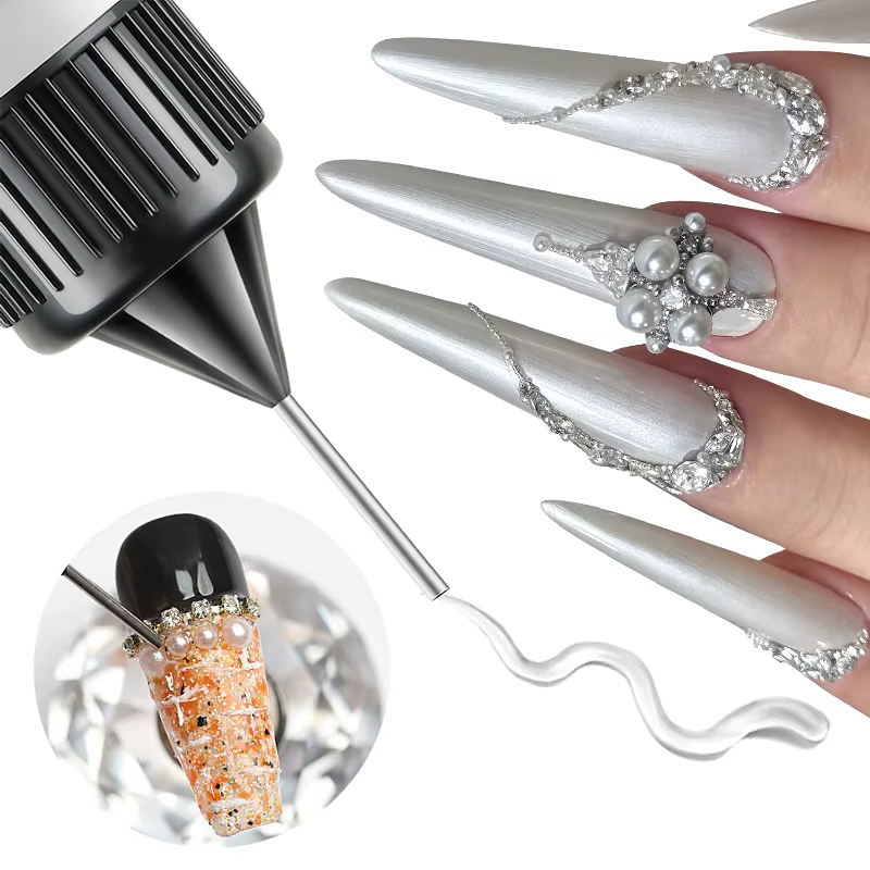 BOZLIN Gel à Strass pour Ongles 3D