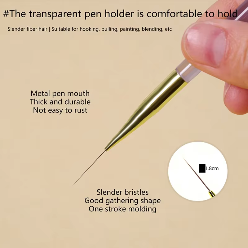 Pinceaux de revêtement pour Nail Art