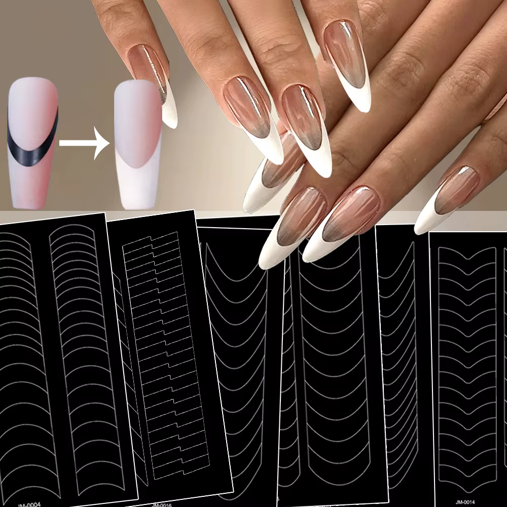 Pochoirs autocollants pour Nail Art