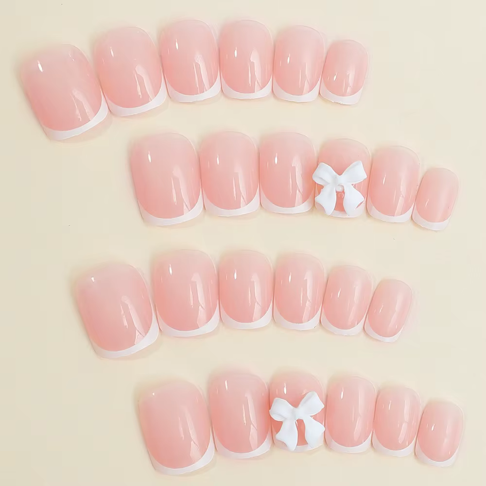 Faux ongles à couverture complète pour fille