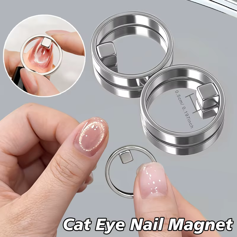 Nouvel aimant circulaire pour ongles effet œil de chat