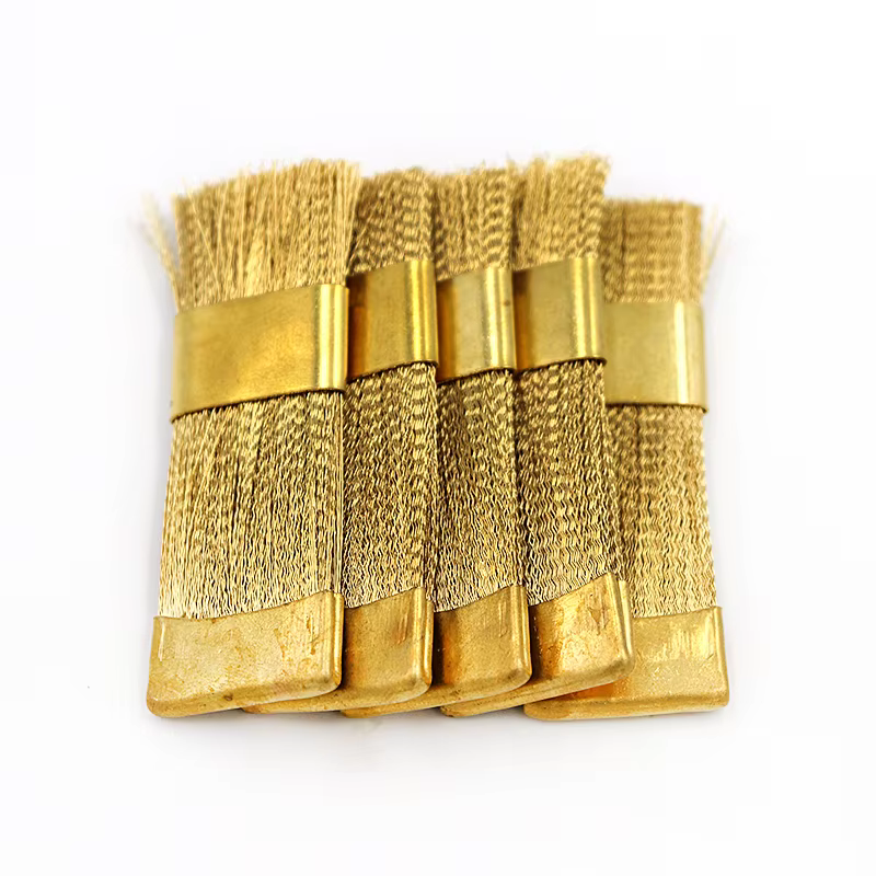 Nail Art 1Pc forets à ongles brosse de nettoyage brosses en fil de cuivre