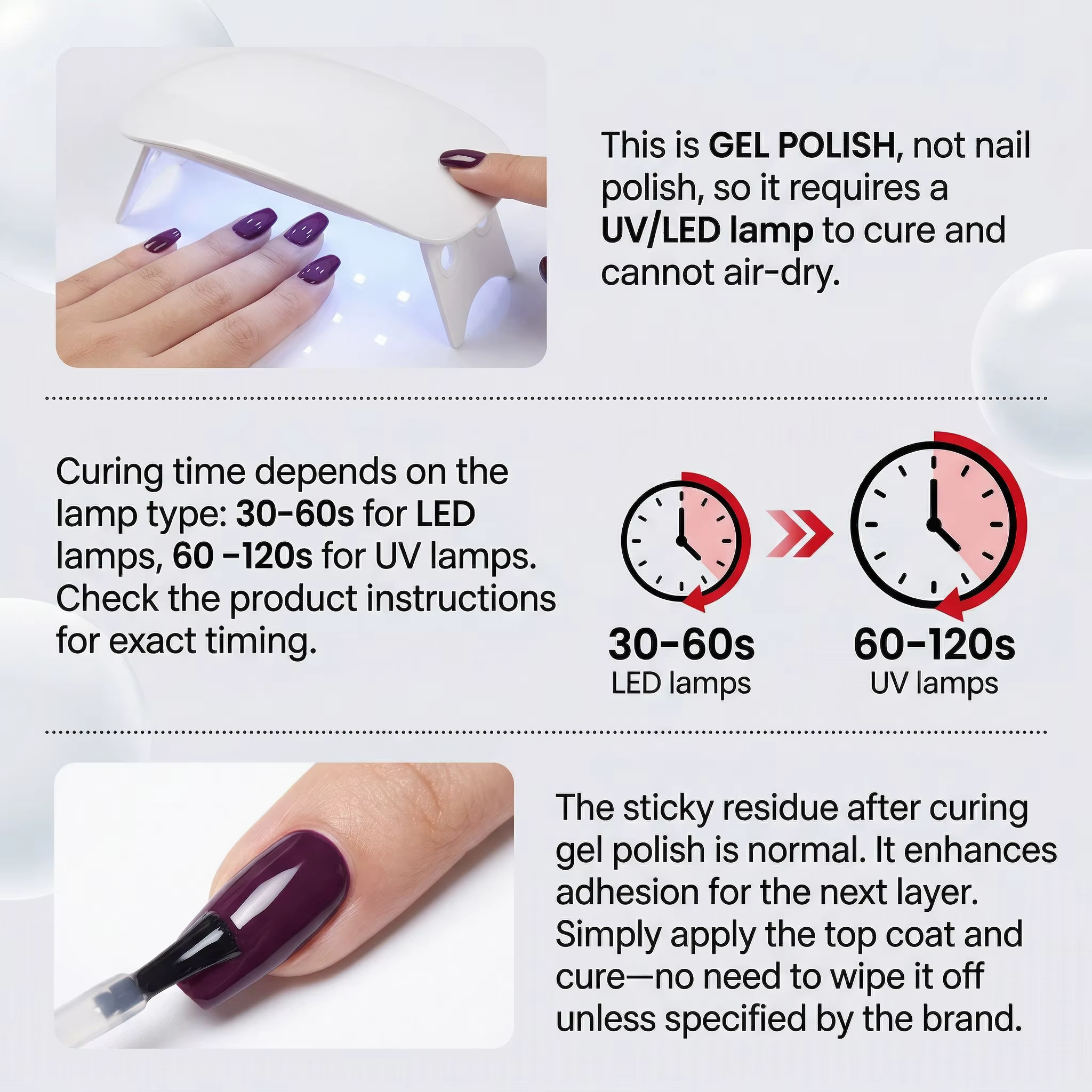 Vernis à ongles en gel 15 ml | Finition mate et brillante | Longue durée et résistant aux éclats