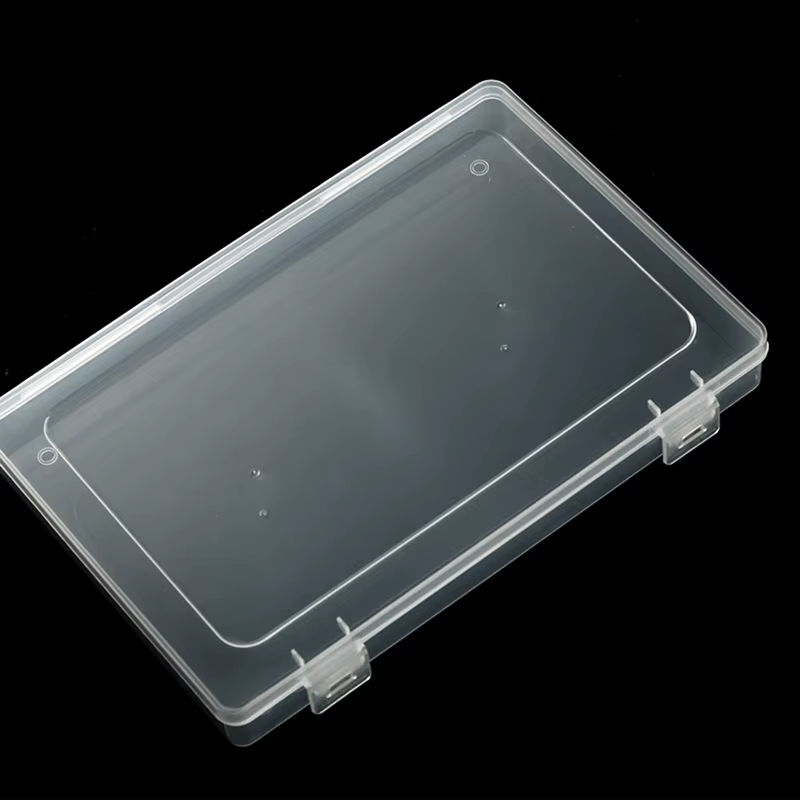 Boîte de rangement grande capacité pour faux ongles, anti-poussière, transparente, pratique, avec carte de couleurs et présentoir pour plaques d'ongles