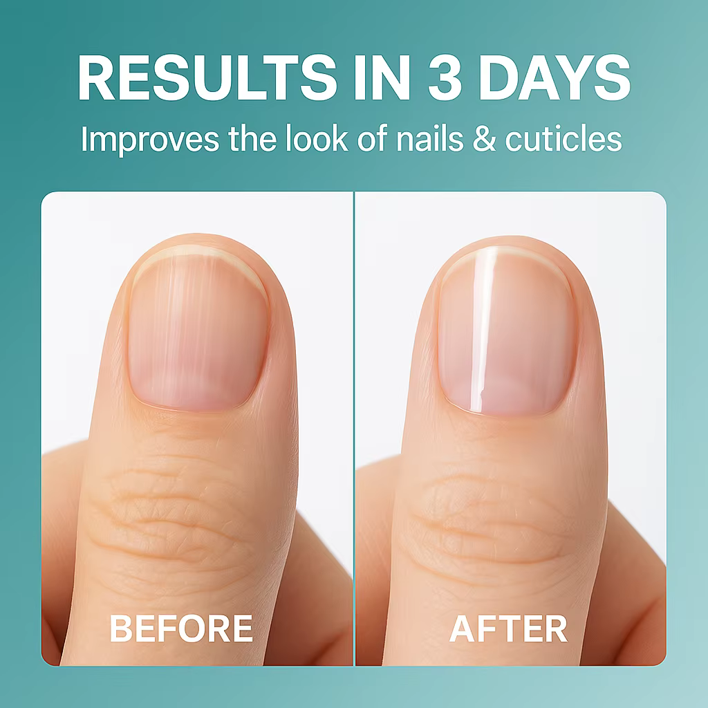 Huile de Soin des Ongles 7 Jours Formule Kératine Acides Aminés Séchage Rapide Brillance Salon Effet 90s Sans Écaillage Hydratation Profonde Renforceur d'Ongles Nouveau Produit