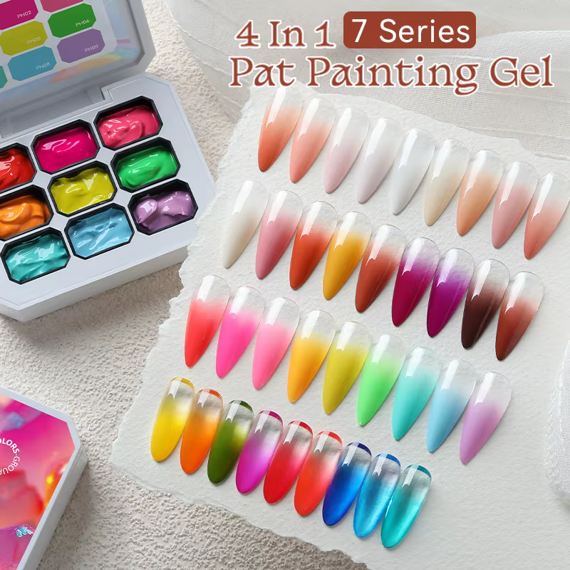 UR SUGAR 9 couleurs dégradé peinture Gel Nail Art