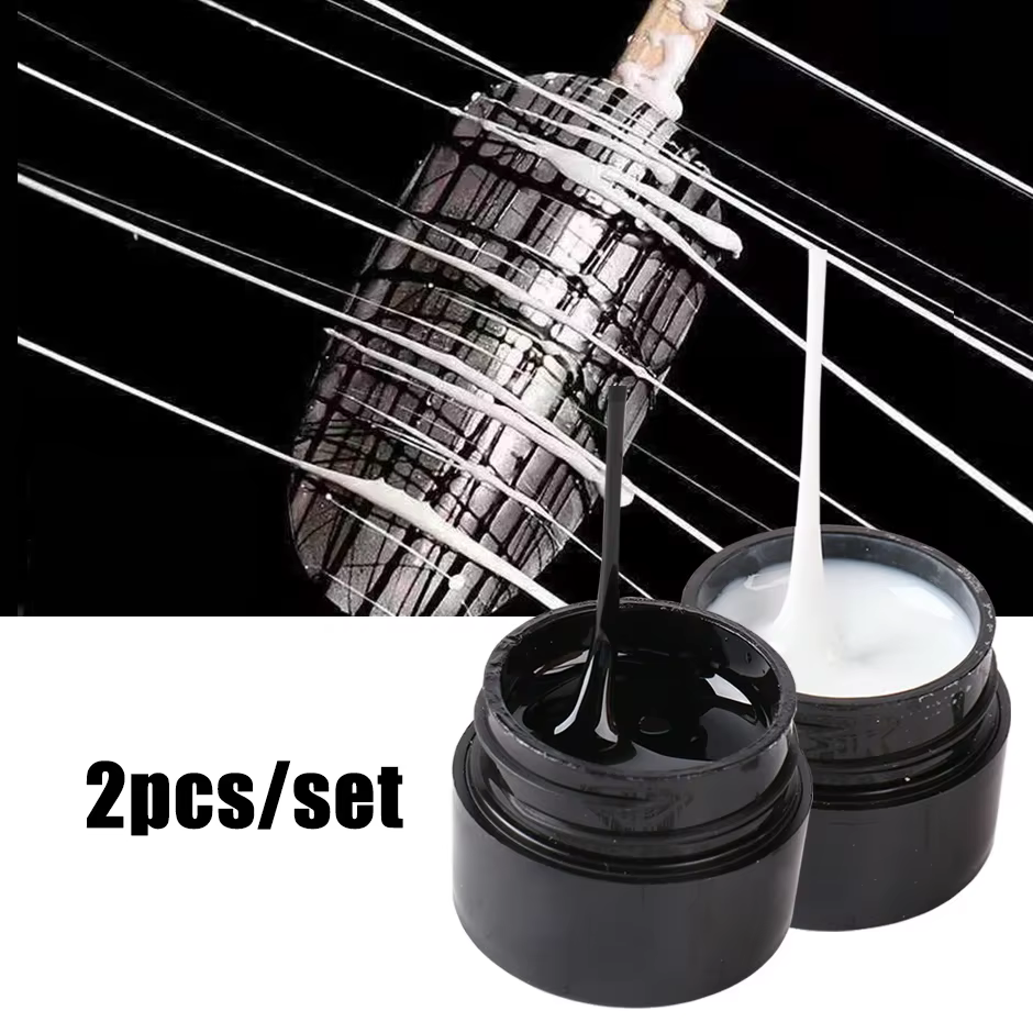2 pièces Gel Spider pour Nail Art