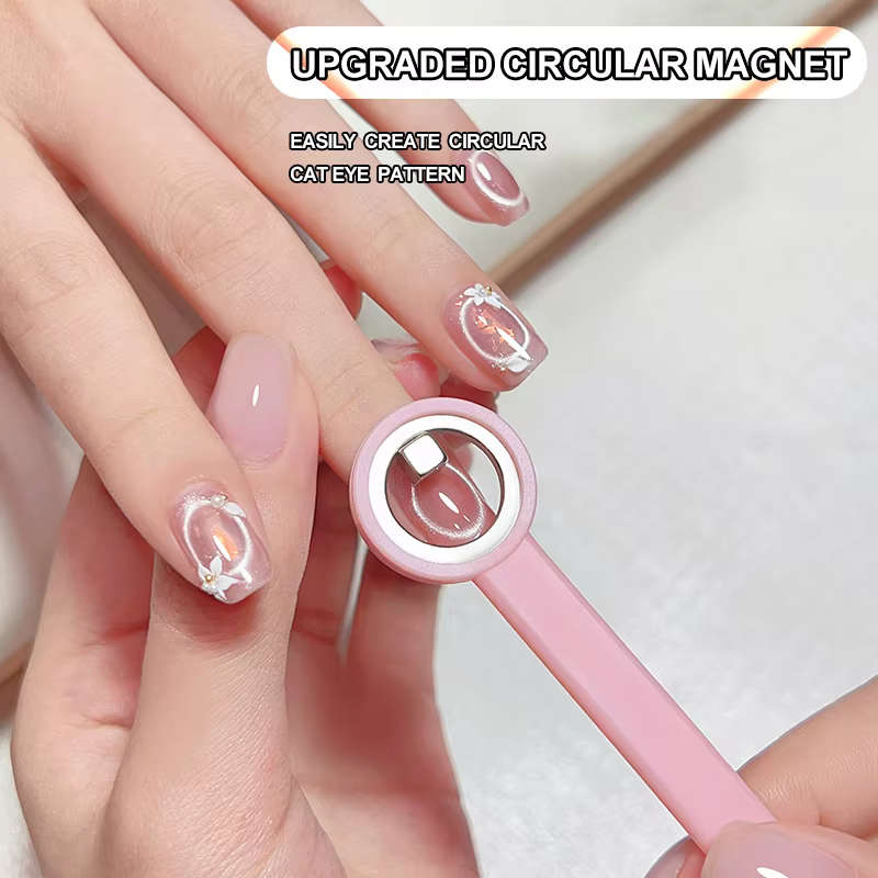 Anneau magnétique pour ongles effet œil de chat avec poignée