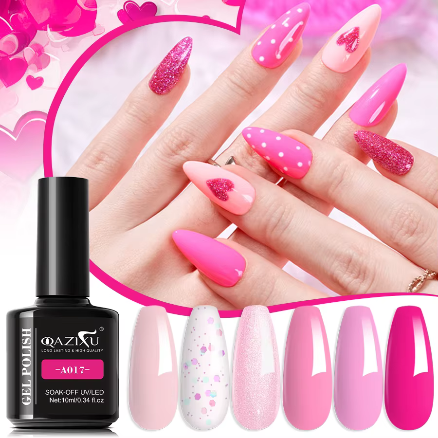 Ensemble de vernis à ongles en Gel rose