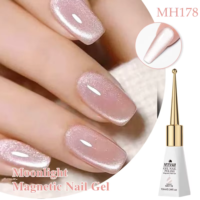 Vernis à ongles Gel magnétique chat clair de lune