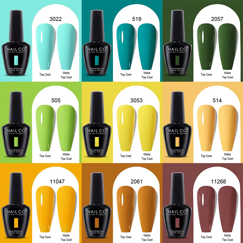 NAILCO hiver série couleur Gel vernis à ongles 15ML Semi Permanent tremper Gel