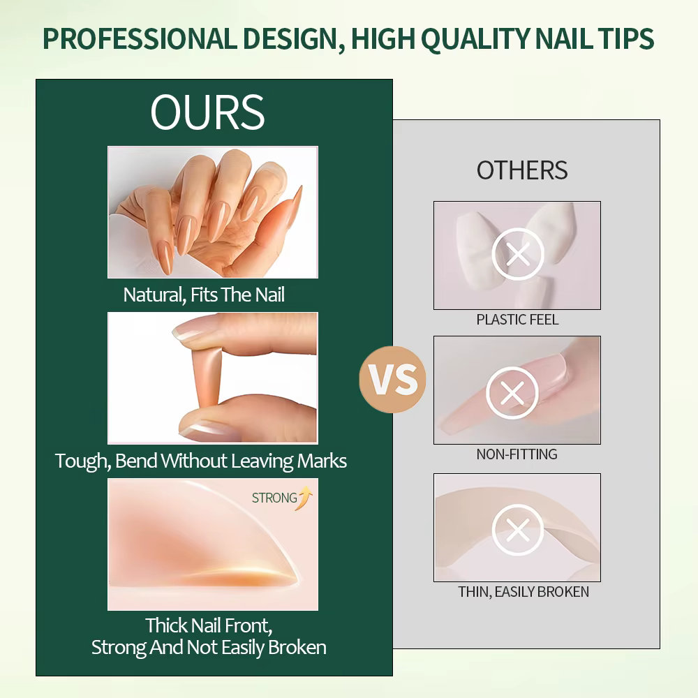 Kit de faux ongles Nailpop Pink Press On Nails