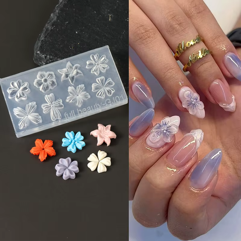 Moule à ongles en Silicone