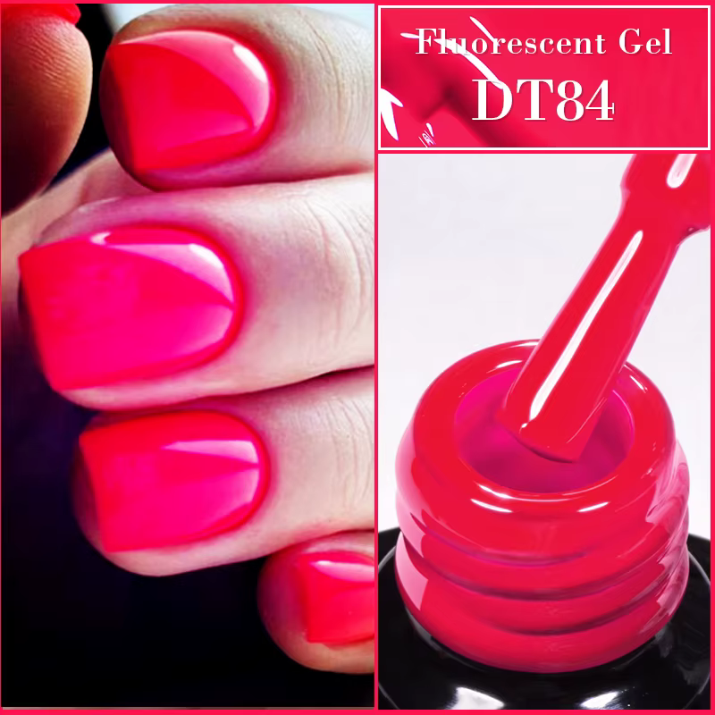 MEET ACROSS 7ml Orange rouge vert Gel vernis à ongles Laser brillant tremper Semi Permanent Nail Art UV Gel