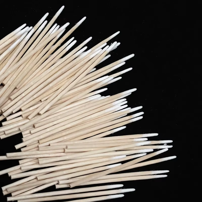 100-3000 ongles bois coton-tige bâtons propres dissolvant de vernis