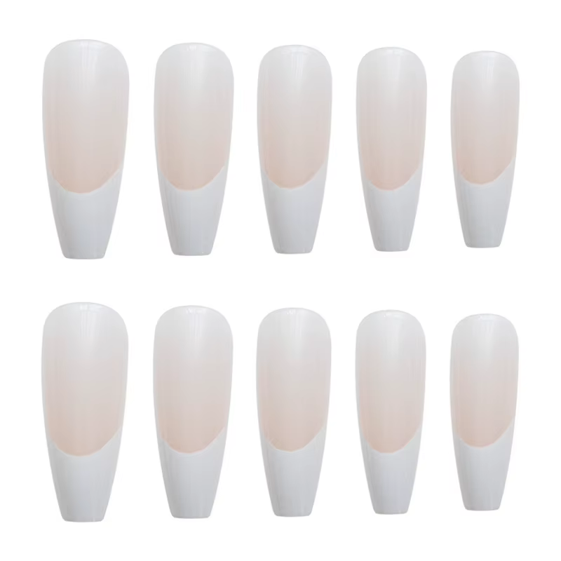 Faux ongles artificiels à tête carrée