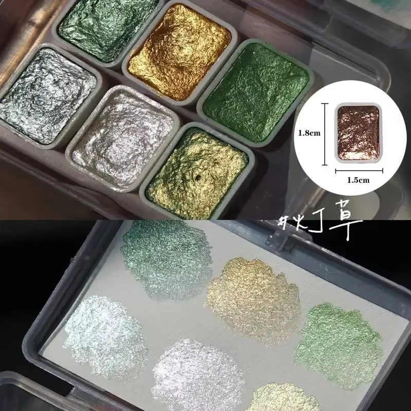 Pigment solide pour ongles