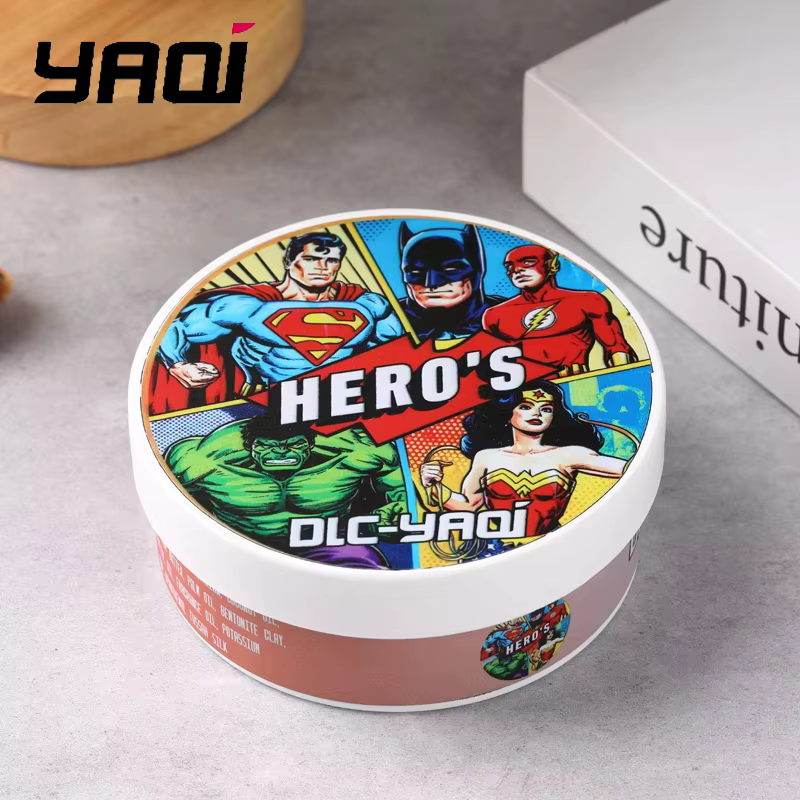 Promotion Flash 2026 YAQI : Savon de Rasage Artisanal HERO'S pour Hommes 170g – Mousse Artisanale Adoucissante pour une Rasure Lisse – Essentiels de Toilettage