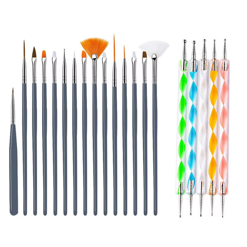 Ensemble de pinceaux pour Nail Art