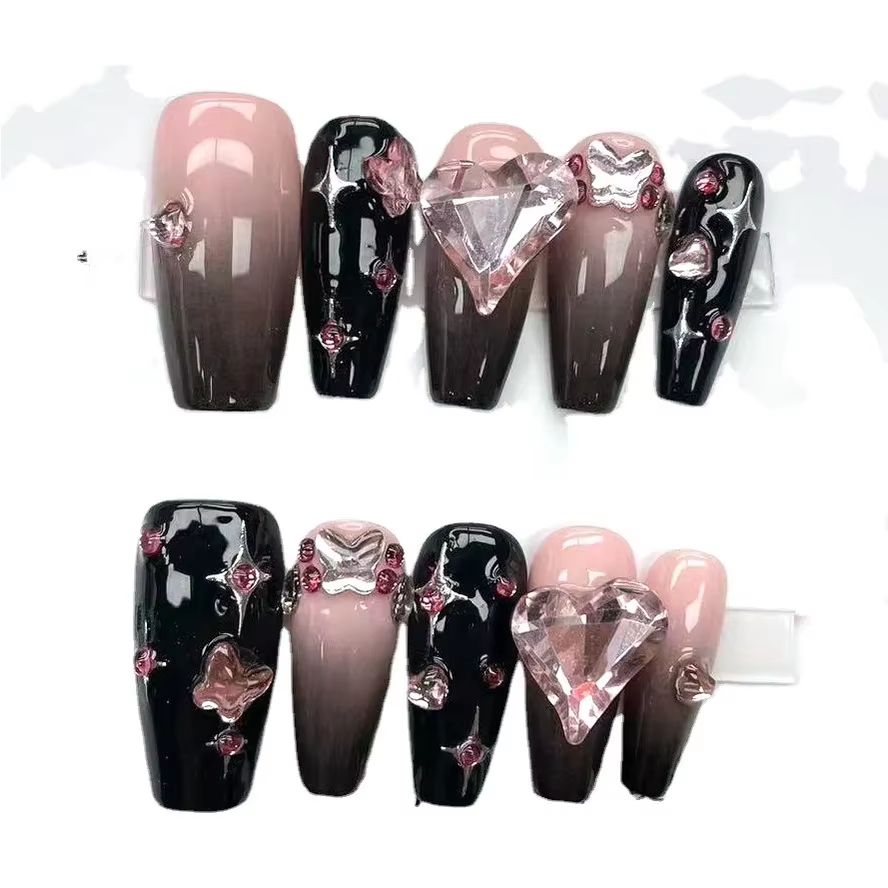 Faux ongles portables faits à la main