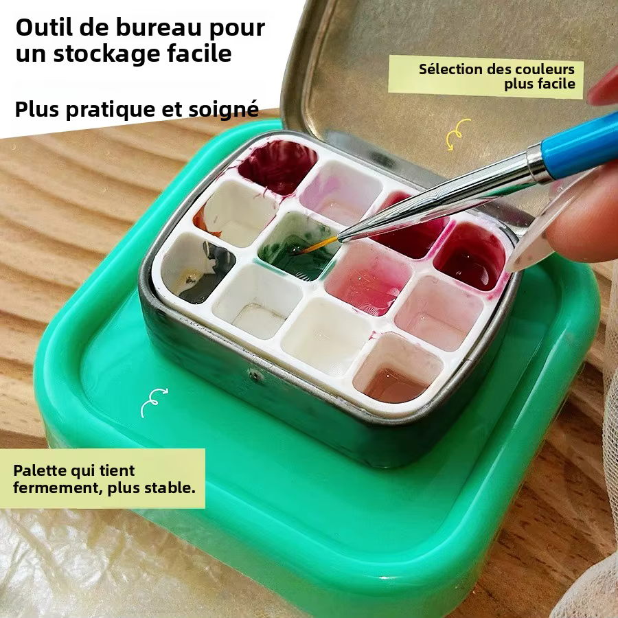 Plateau magnétique Portable pour organisateur de Nail Art