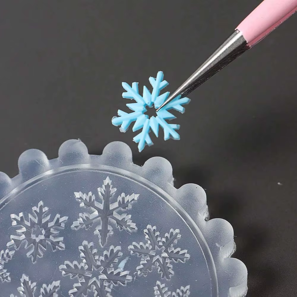 Moule à ongles en silicone pour manucure bricolage