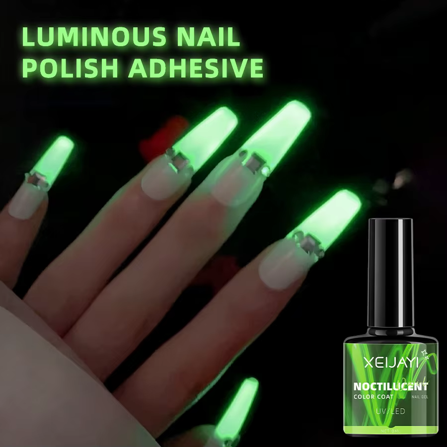 Vernis à ongles Gel Fluorescent brillant dans la nuit