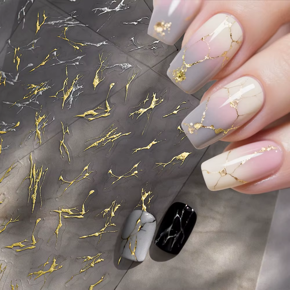 Autocollant pour ongles bronzant