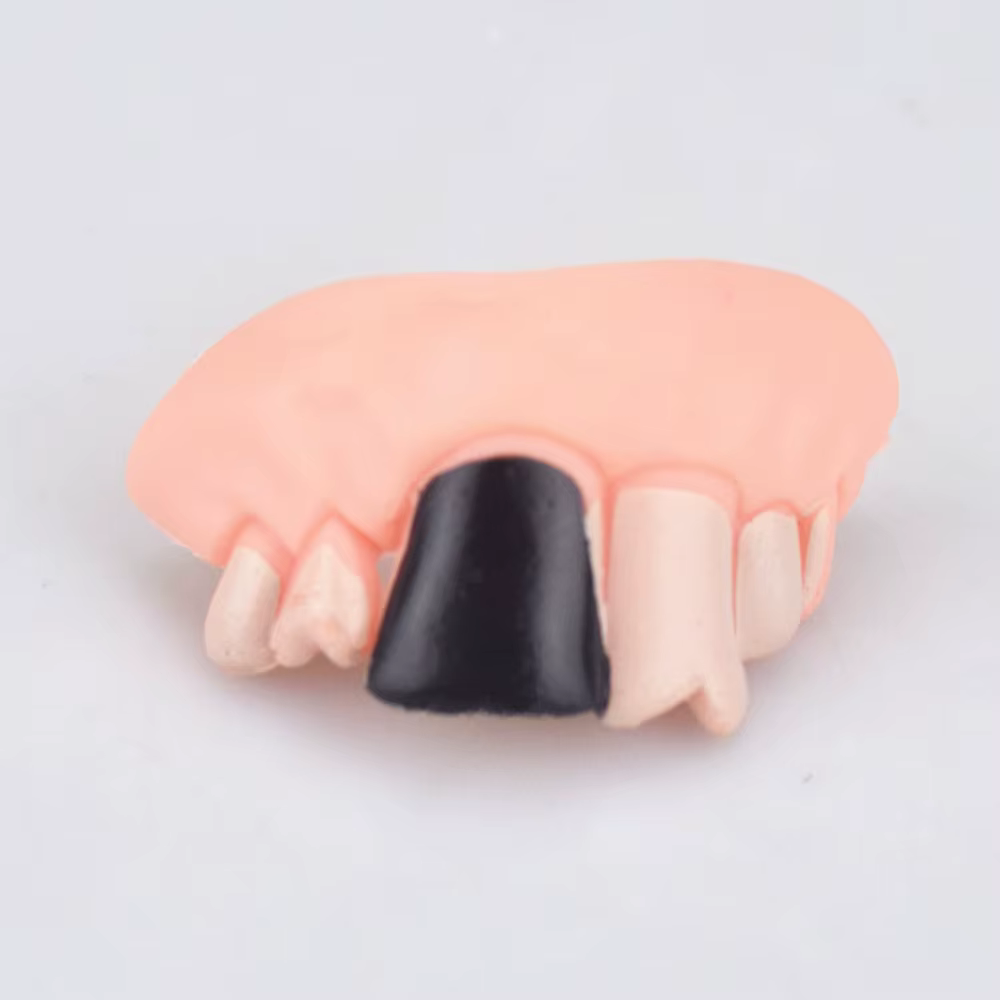 Gags pour prothèses dentaires amusantes, 10 styles, dents laides, jouet en caoutchouc, fausses dents, accessoire de décoration d'halloween