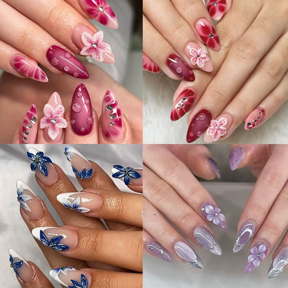 1 pièce Moule en silicone 3D pour ongles